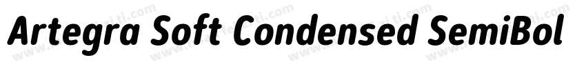 Artegra Soft Condensed SemiBold字体转换
